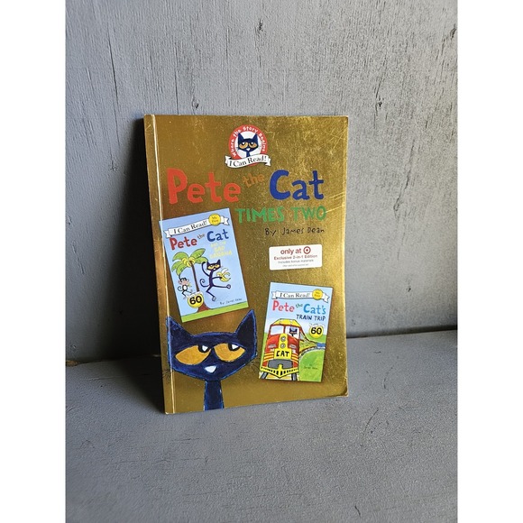 Pete The Cat Times Two Book James Dean I Can Read Target Exclusive Kids Gift - Picture 1 of 3